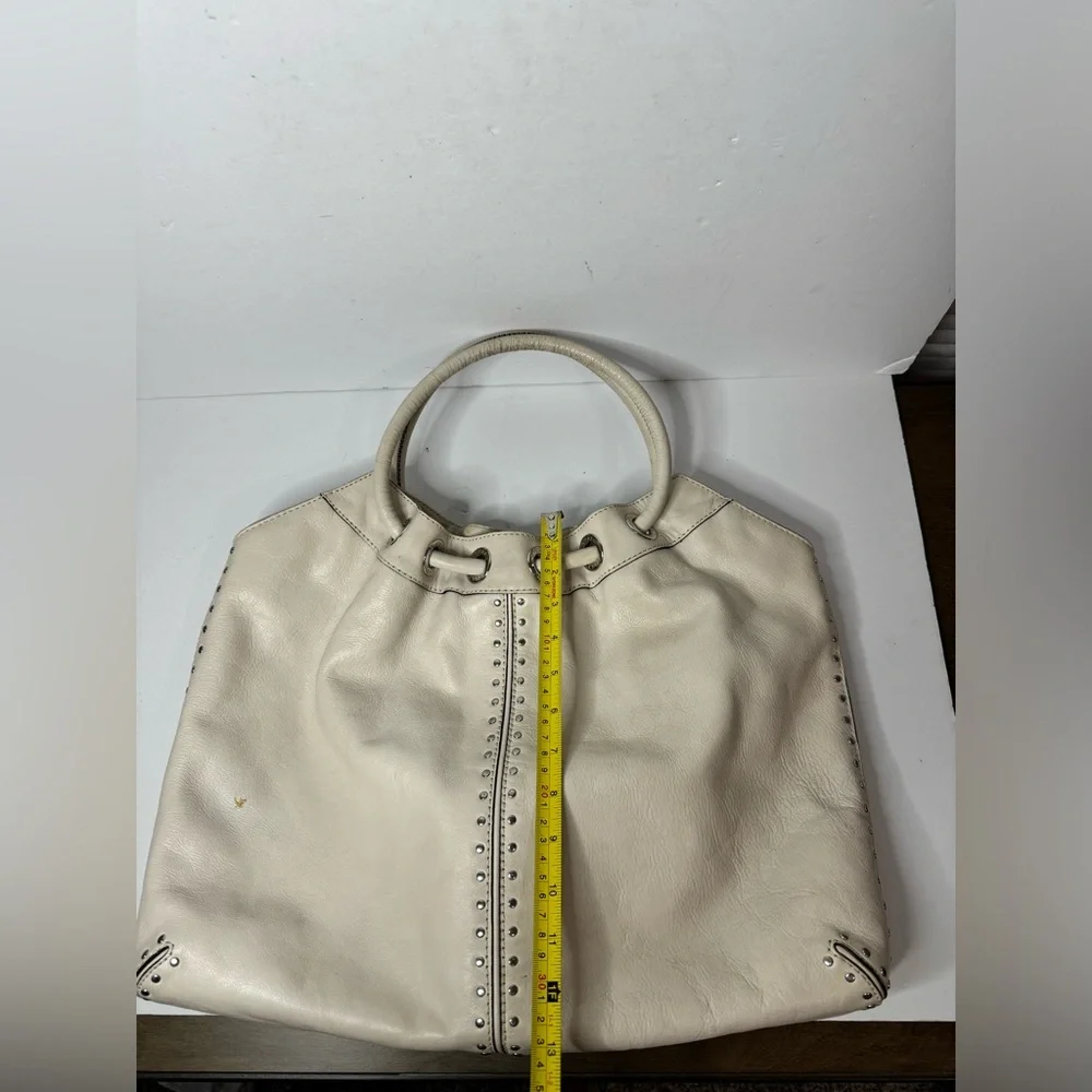 Michael Kors Astor Large Vanilla Leather Tote Bag